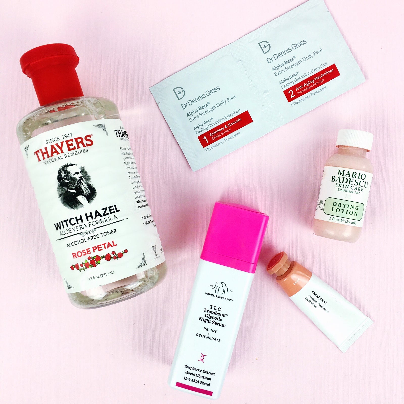 Top 5: Daisy's Skincare + Makeup