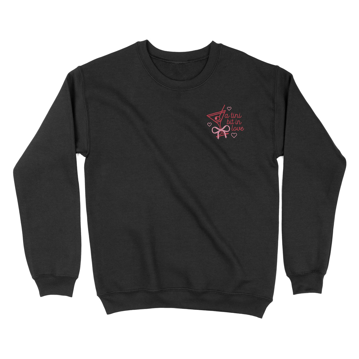 A Tini Bit In Love Embroidered Sweatshirt