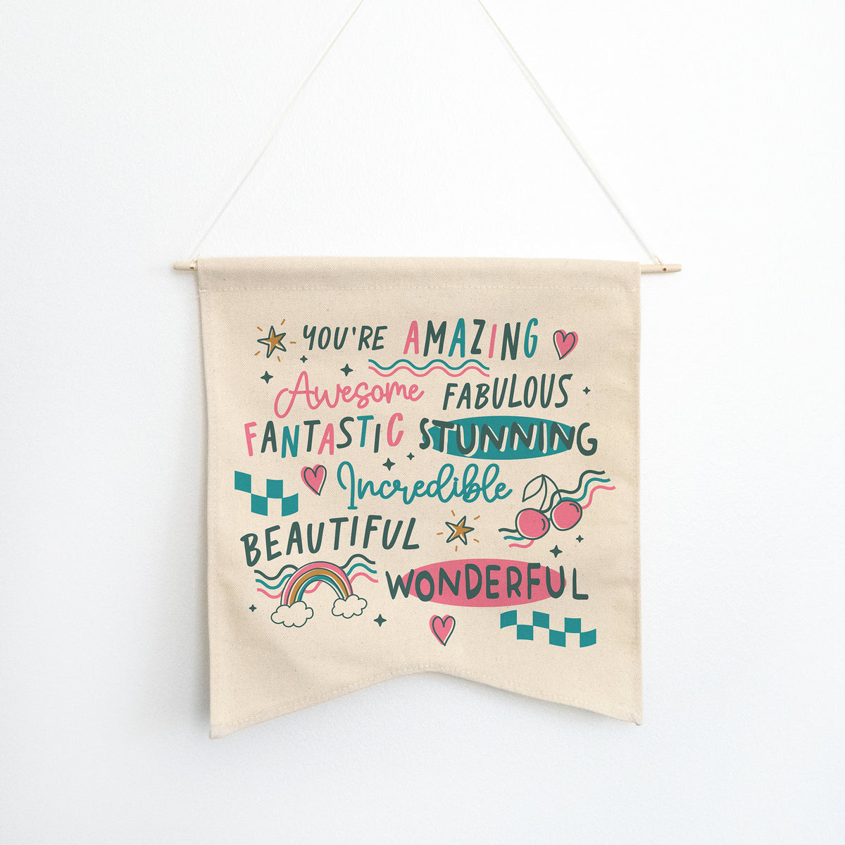 Affirmation Doodles Wall Hang