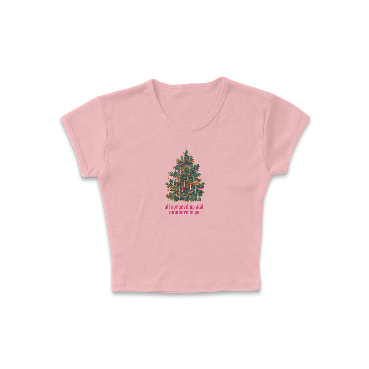 All Spruced Up Micro Rib Baby Tee