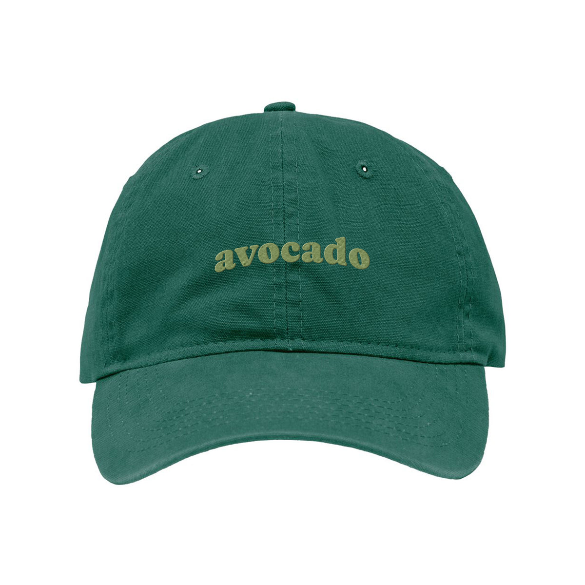 Avocado Arch Embroidered Bio-Washed Classic Dad Hat