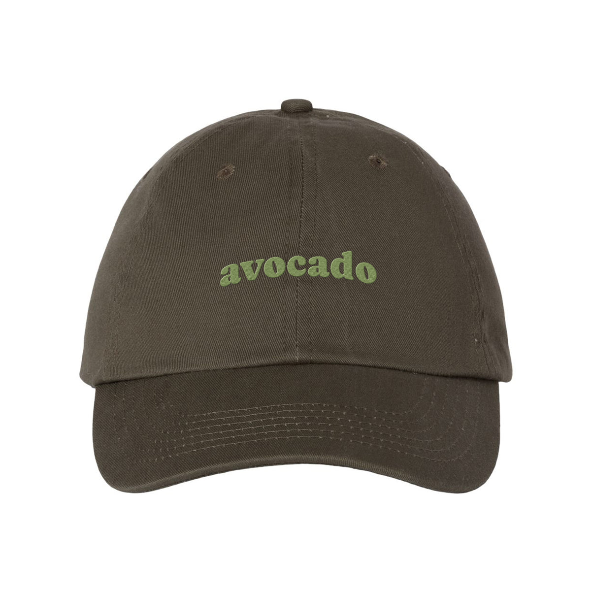 Avocado Arch Embroidered Bio-Washed Classic Dad Hat