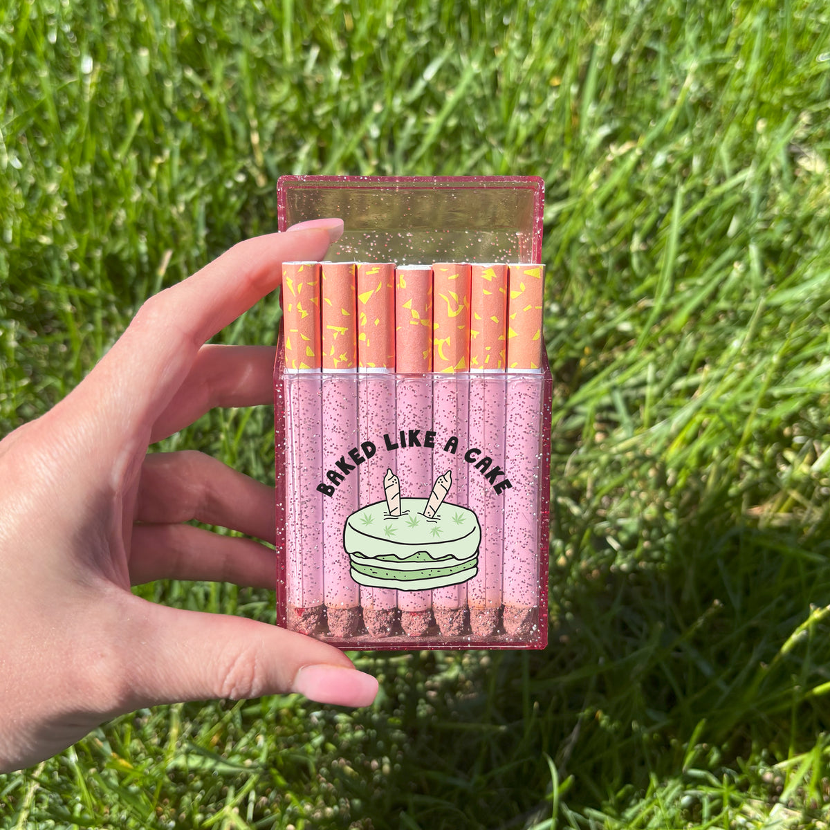 Baked Like A Cake Glitter Case