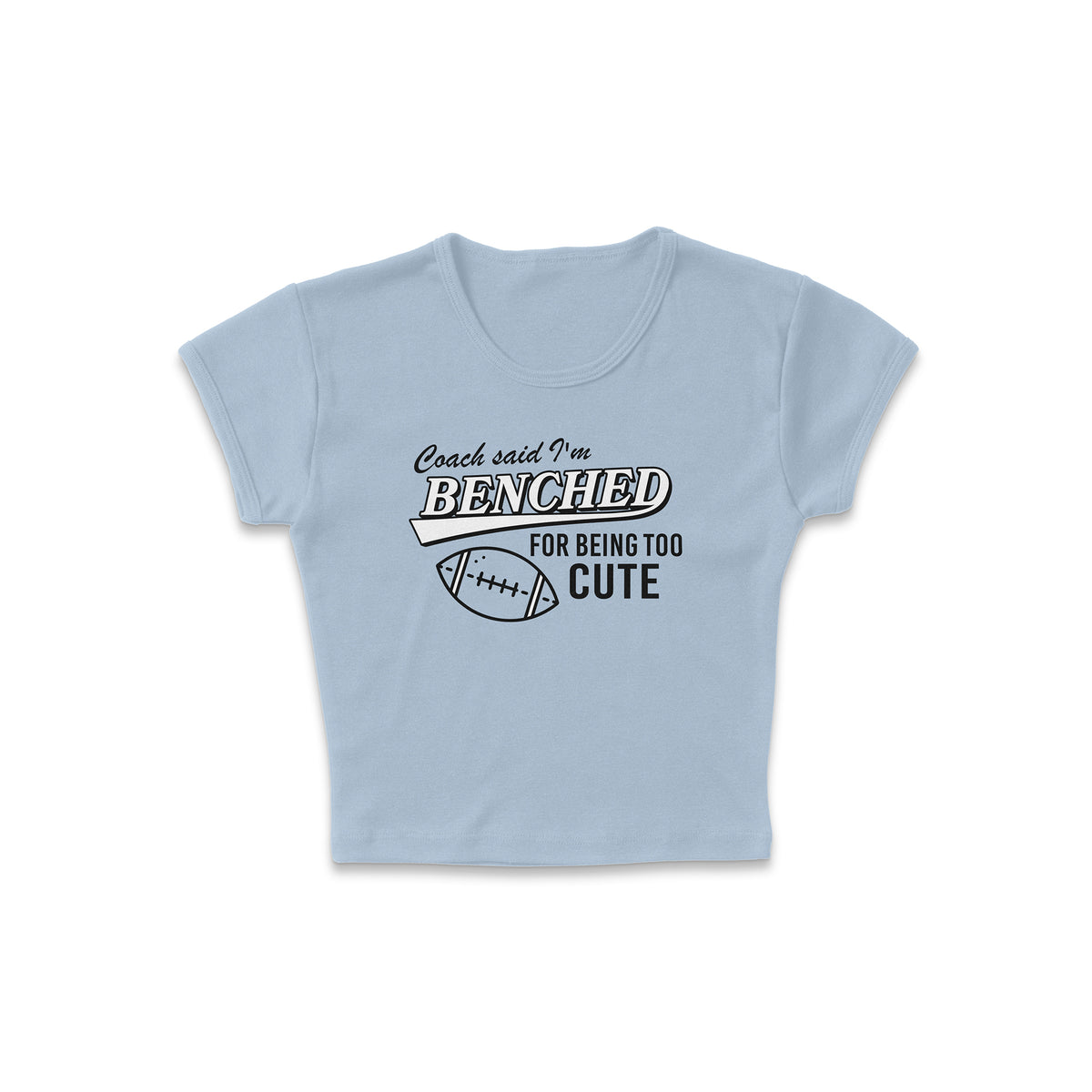 Benched Cutie Micro Rib Baby Tee HX