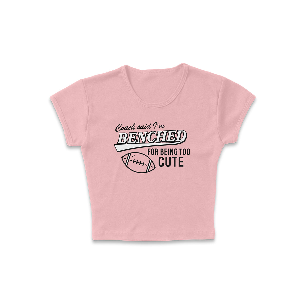 Benched Cutie Micro Rib Baby Tee HX