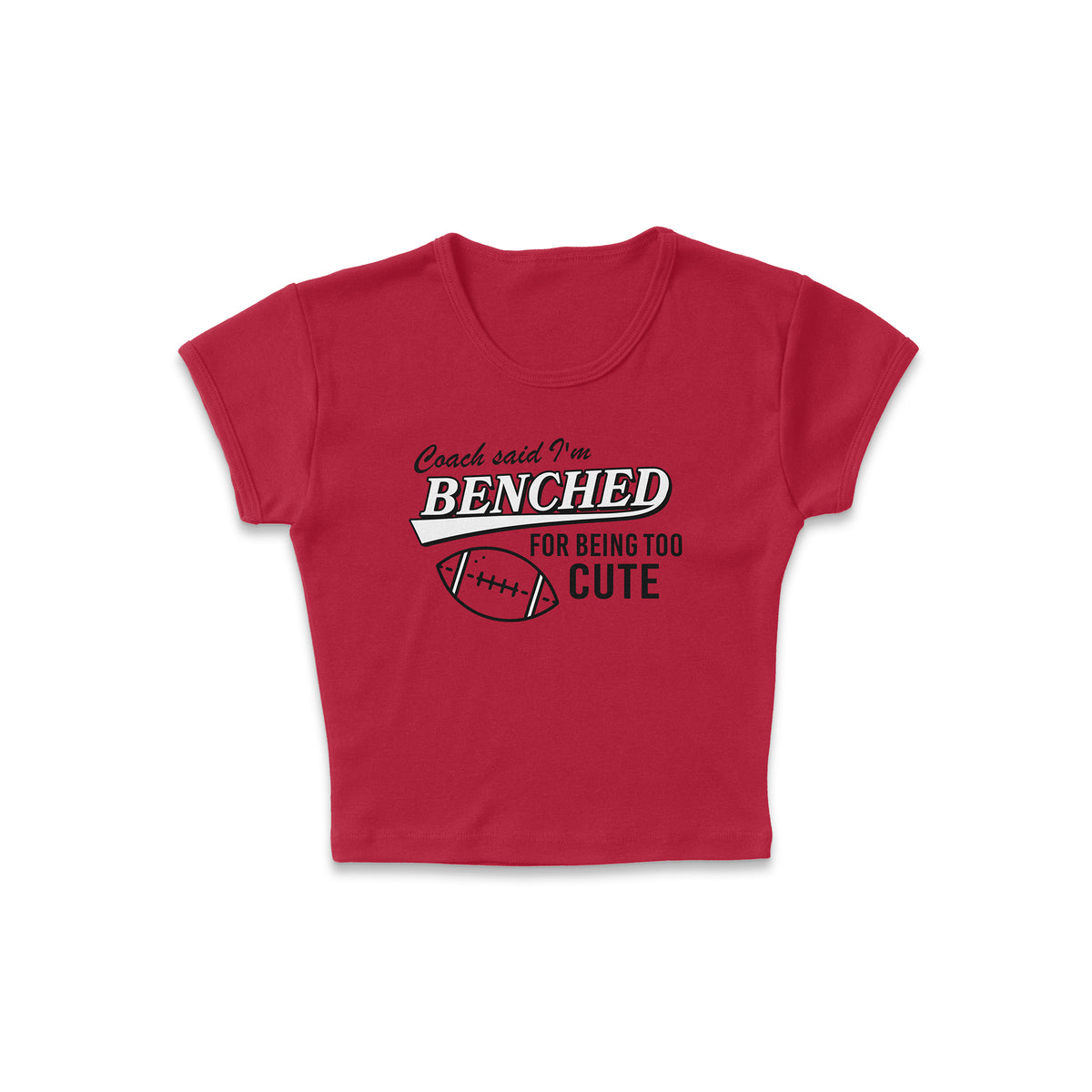 Benched Cutie Micro Rib Baby Tee HX