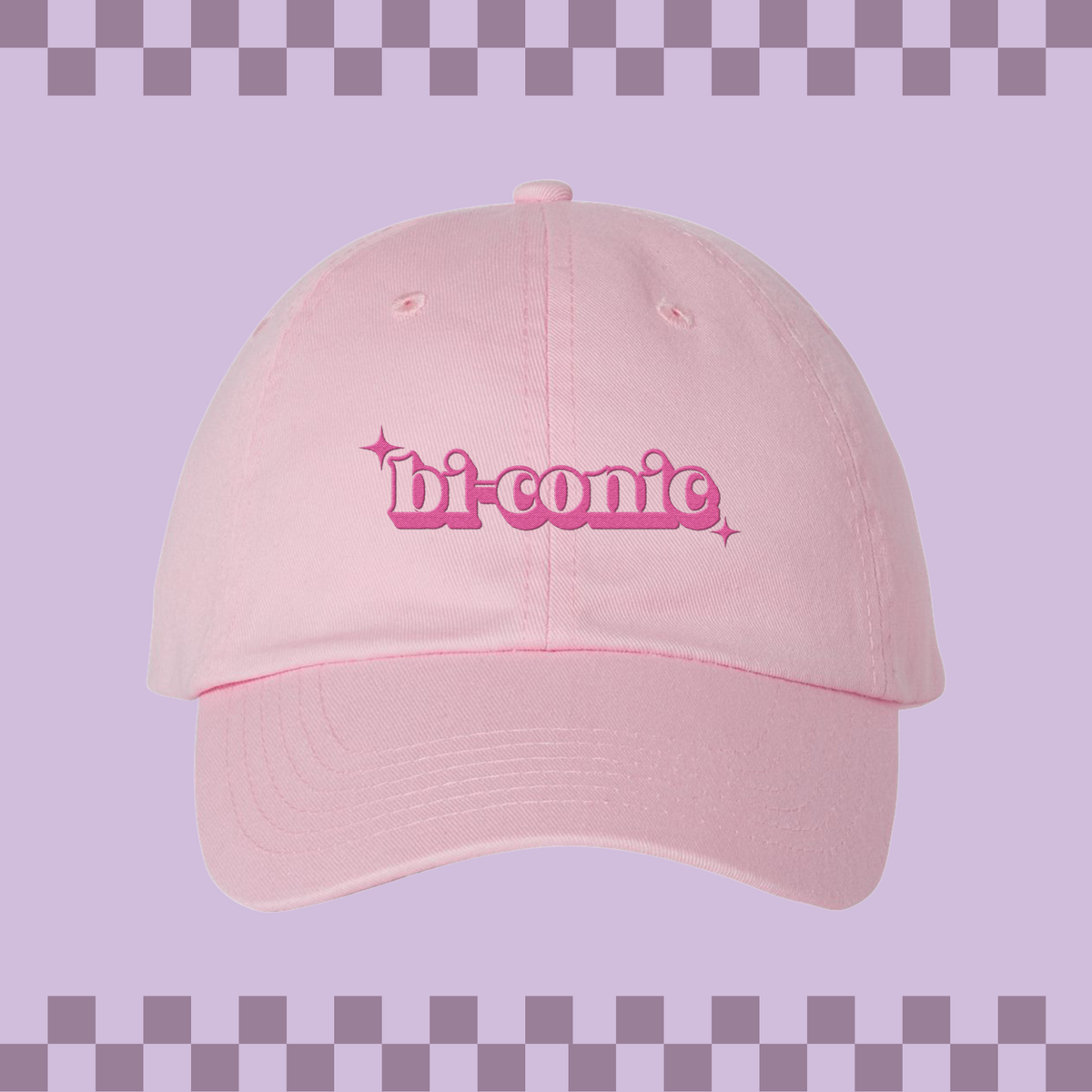 Bi-Conic Embroidered Bio-Washed Classic Dad Hat