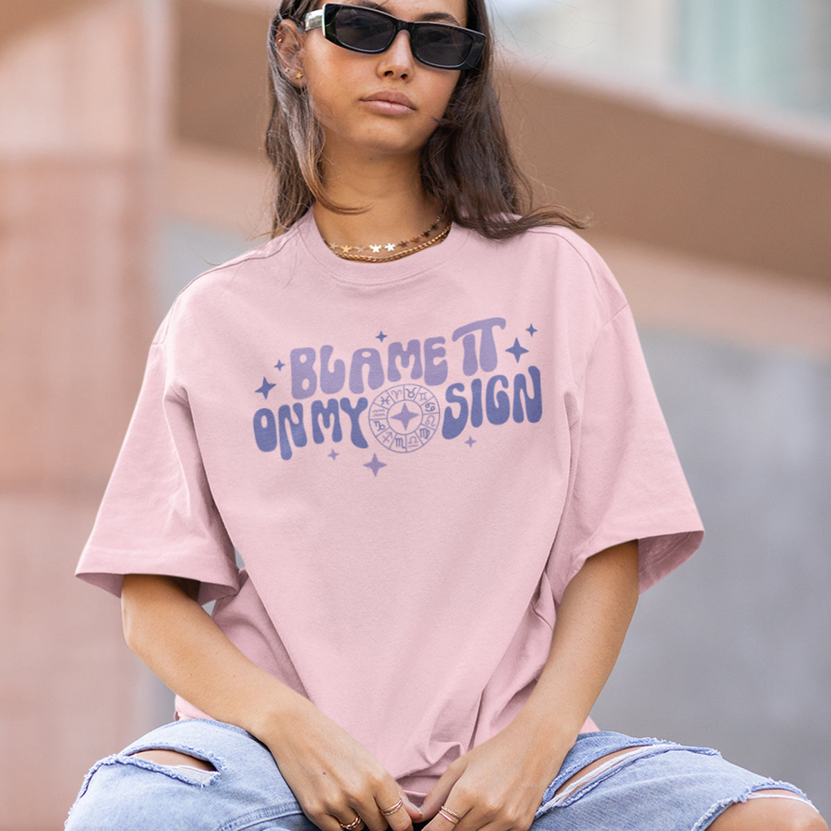 Blame It On My Sign Heavyweight Shirt