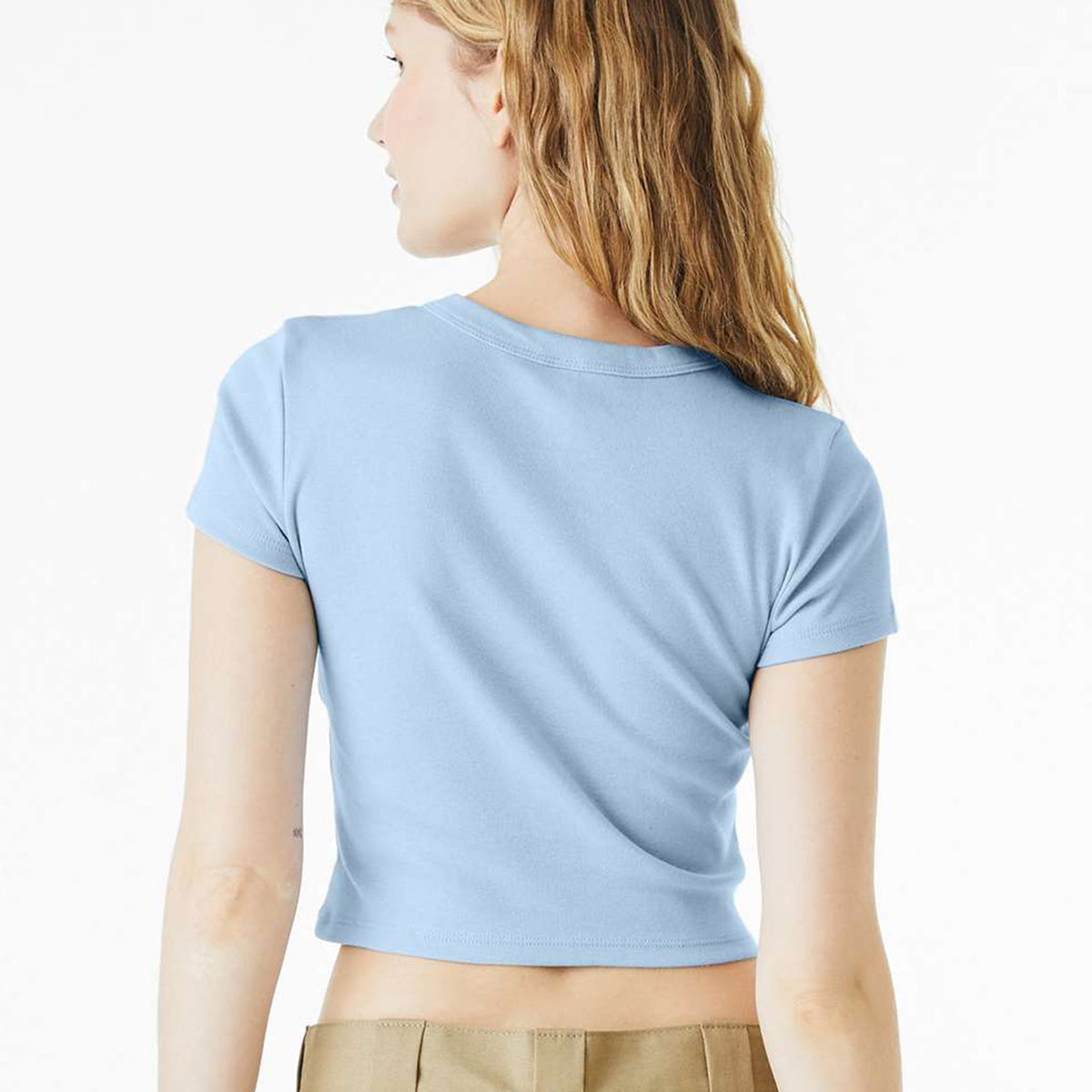 Please Leave A Message Micro Rib Baby Tee