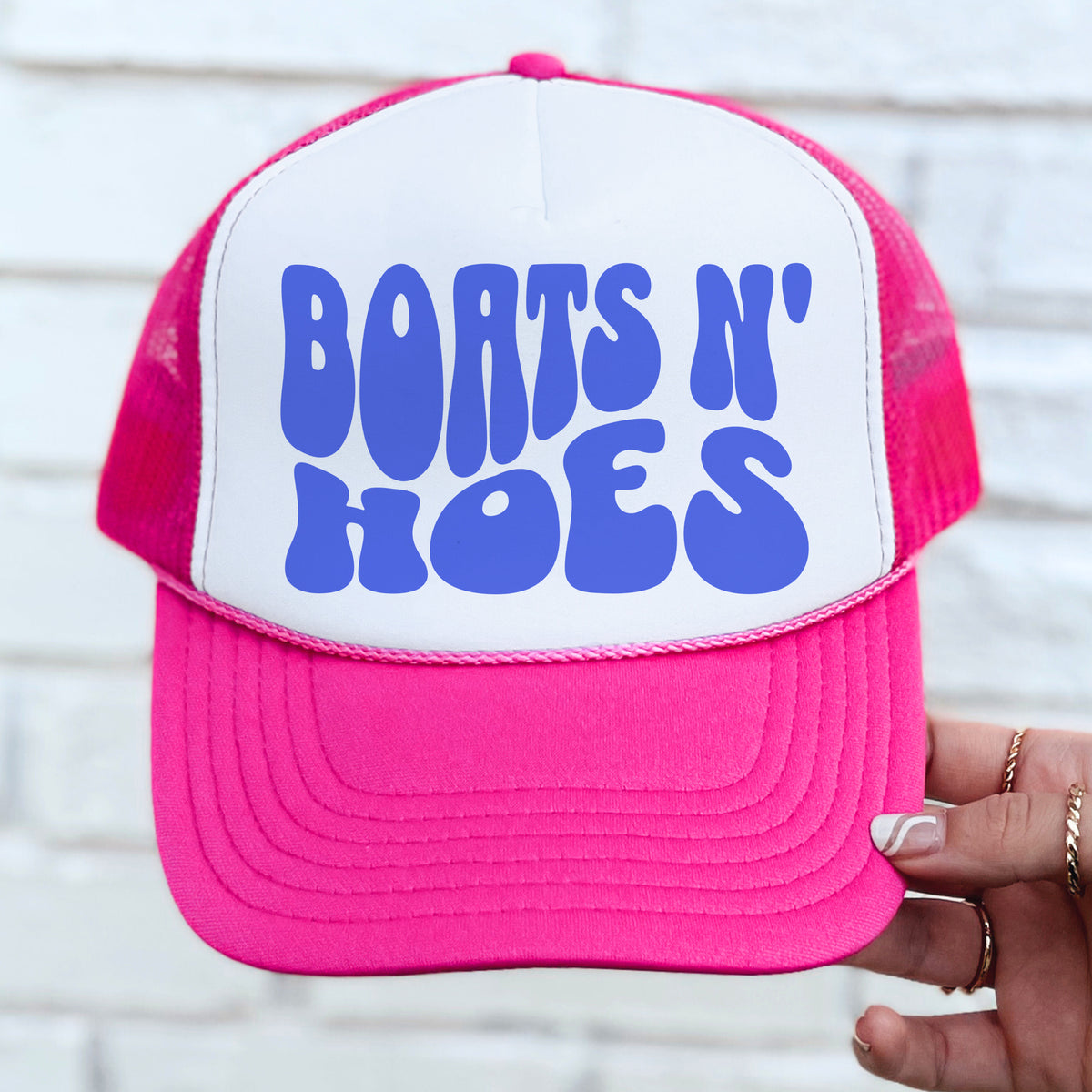 Boats N&#39; Girls Mesh Back Trucker Hat