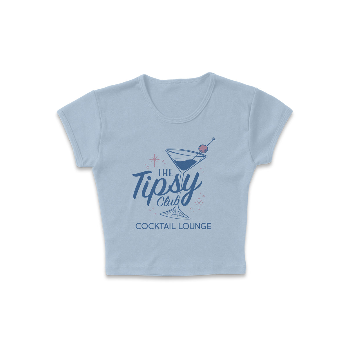 Bubbly Dainty Cocktail Micro Rib Baby Tee