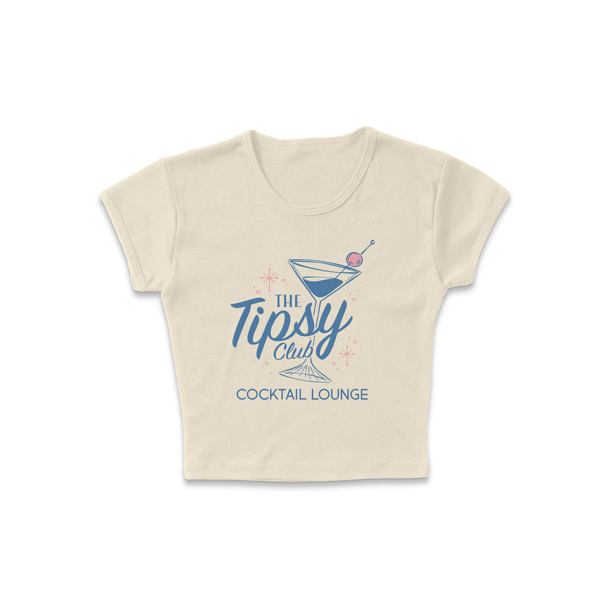 Bubbly Dainty Cocktail Micro Rib Baby Tee