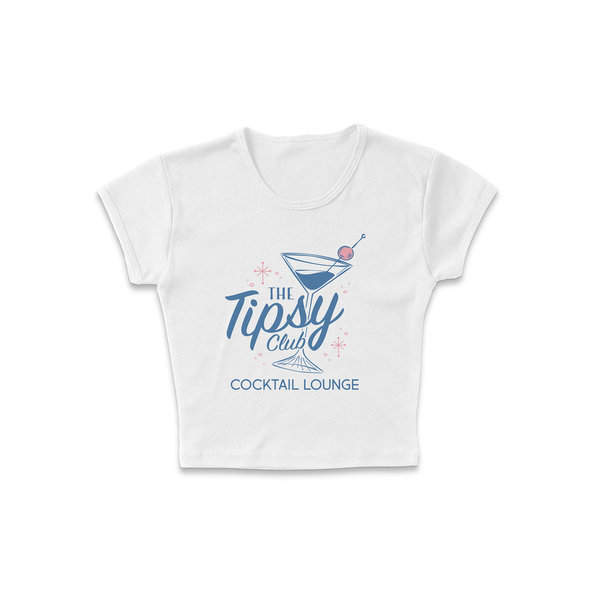 Bubbly Dainty Cocktail Micro Rib Baby Tee