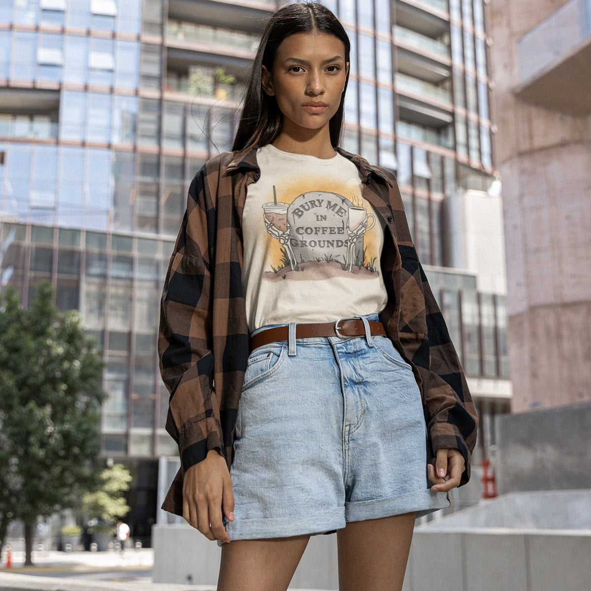 Bury Me In Coffee Grounds Shirt