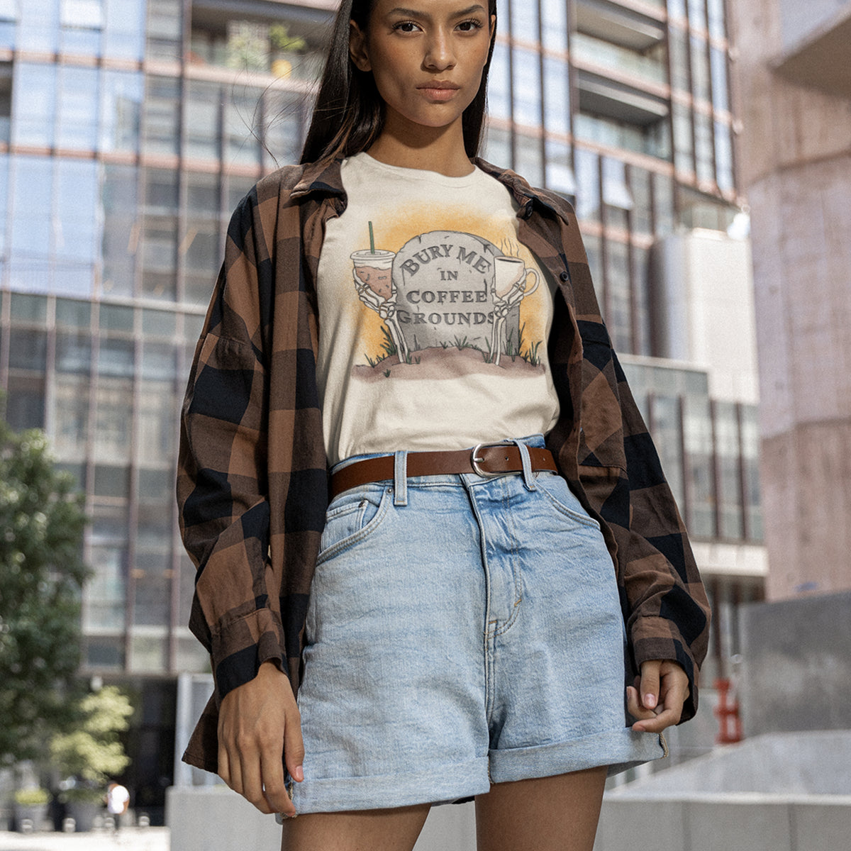 Bury Me In Coffee Grounds Shirt