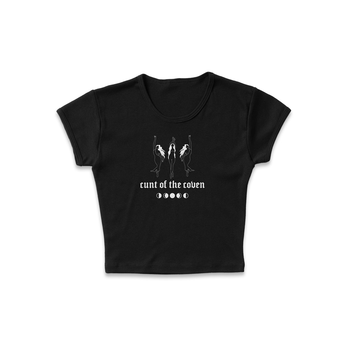 C*nt Of The Coven Micro Rib Baby Tee HX