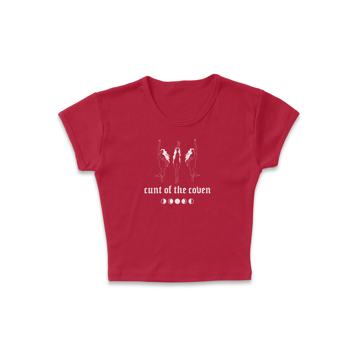 C*nt Of The Coven Micro Rib Baby Tee HX