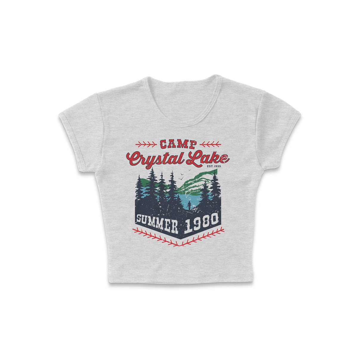 Camp Crystal Lake Micro Rib Baby Tee