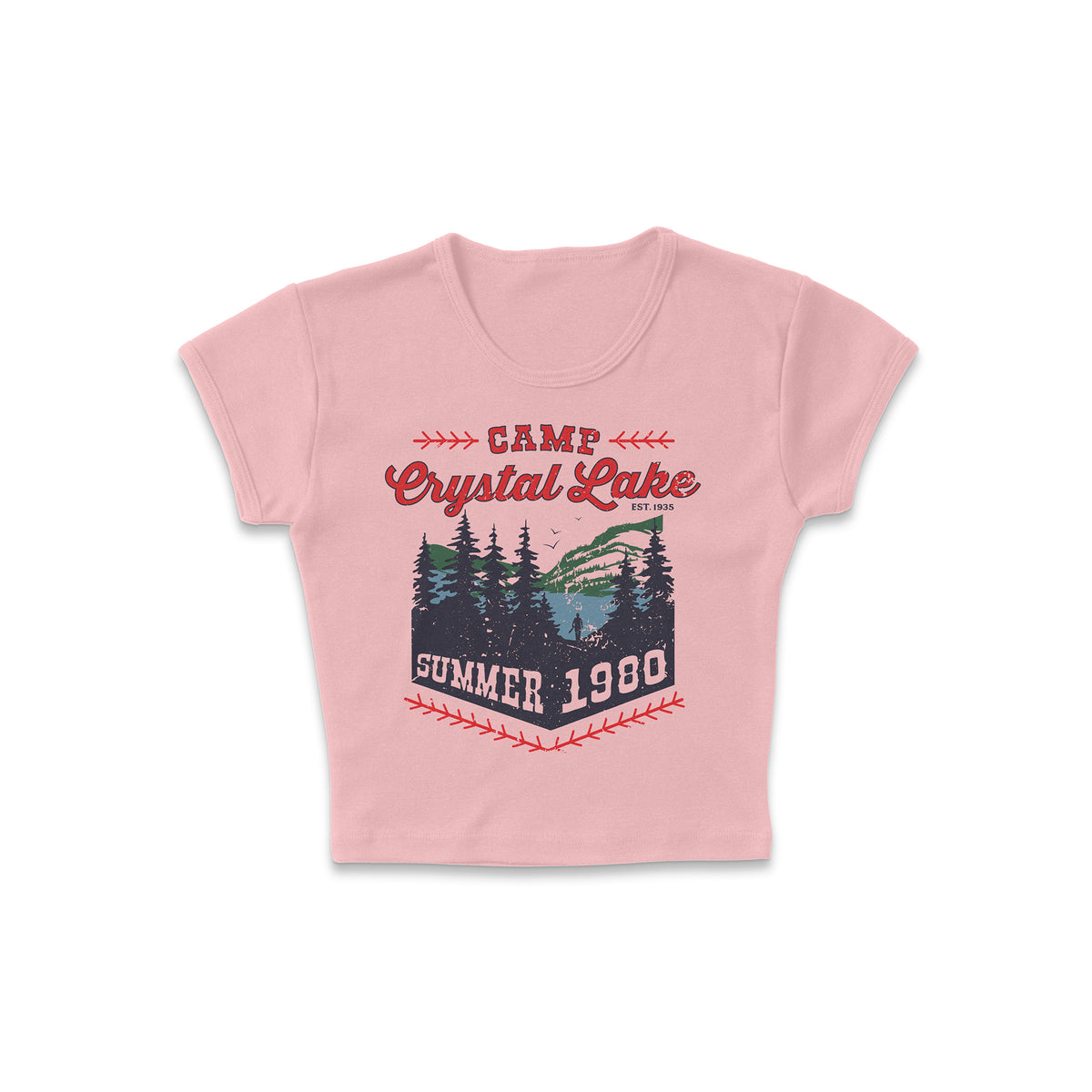 Camp Crystal Lake Micro Rib Baby Tee