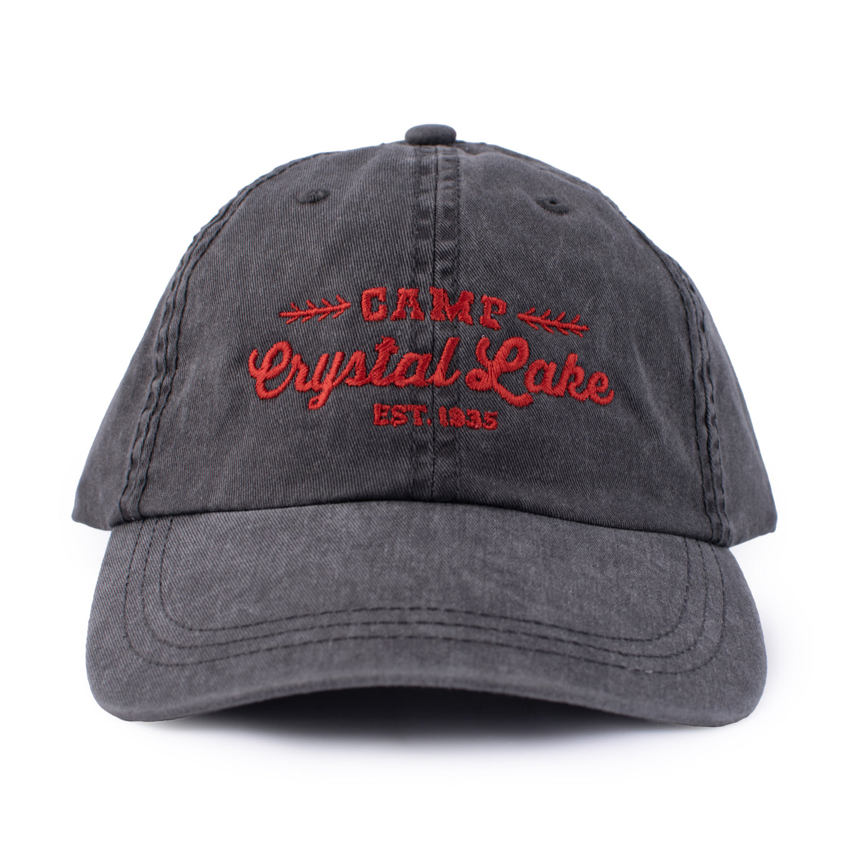 Camp Crystal Lake Embroidered Pigment-Dyed Cap