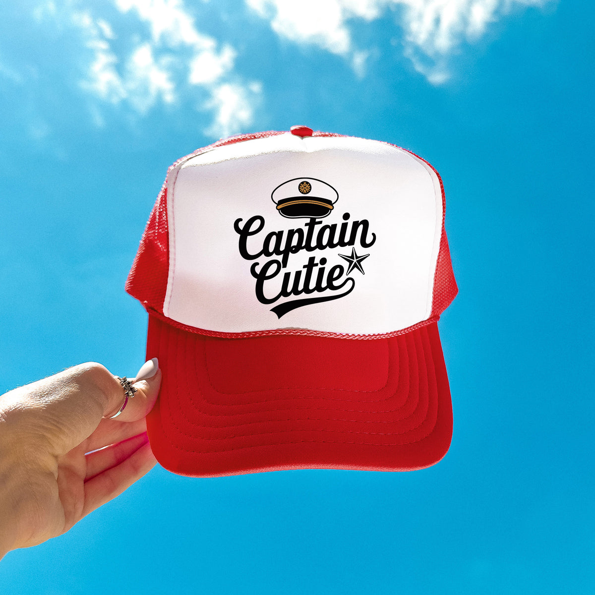 Captain Cutie Mesh Back Trucker Hat
