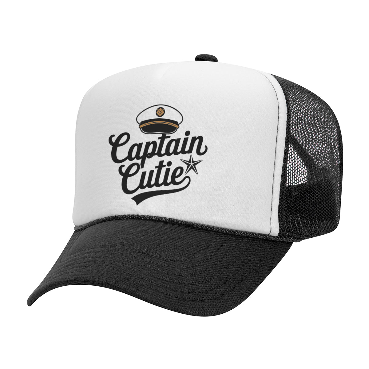 Captain Cutie Mesh Back Trucker Hat