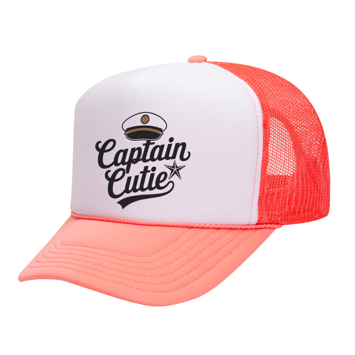 Captain Cutie Mesh Back Trucker Hat