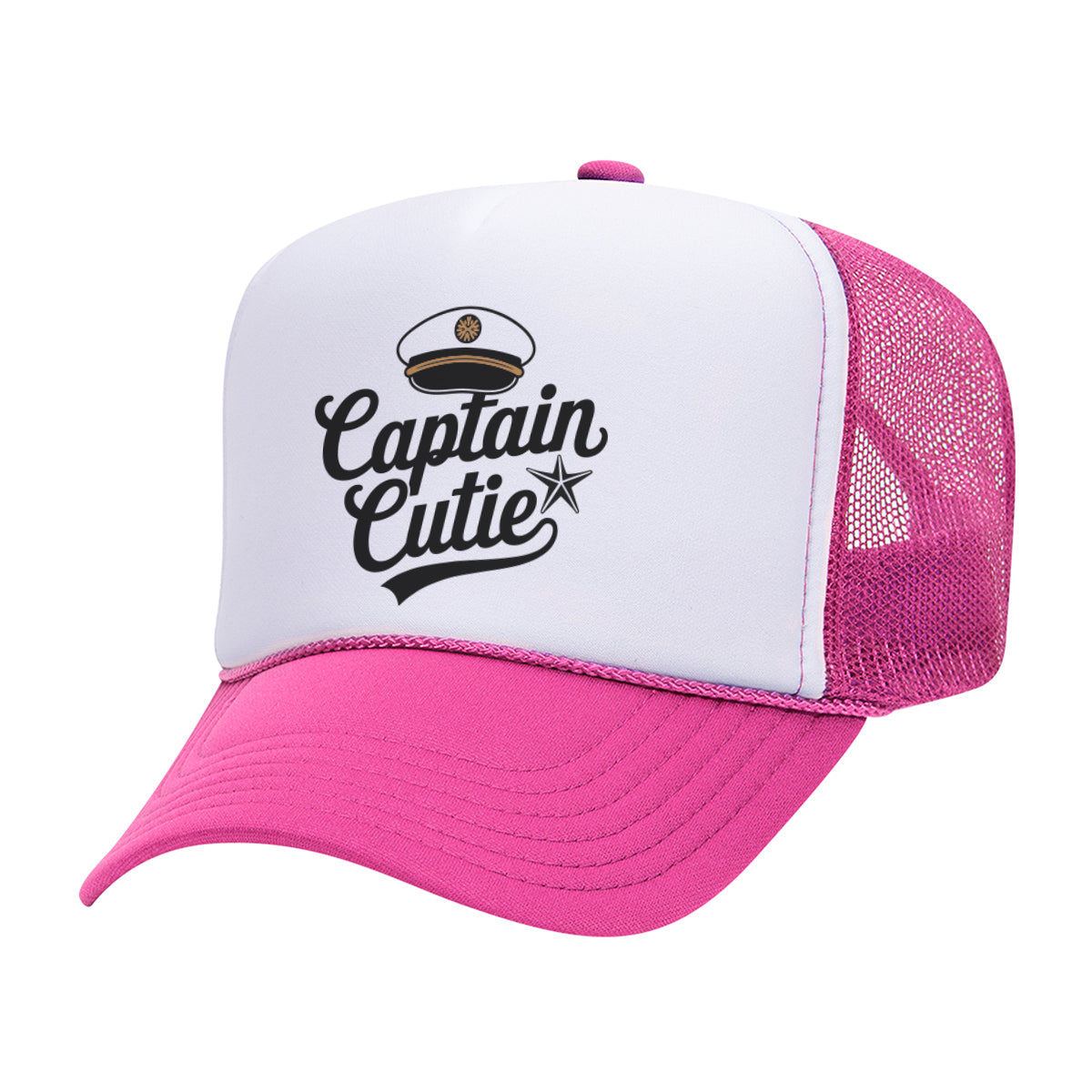 Captain Cutie Mesh Back Trucker Hat
