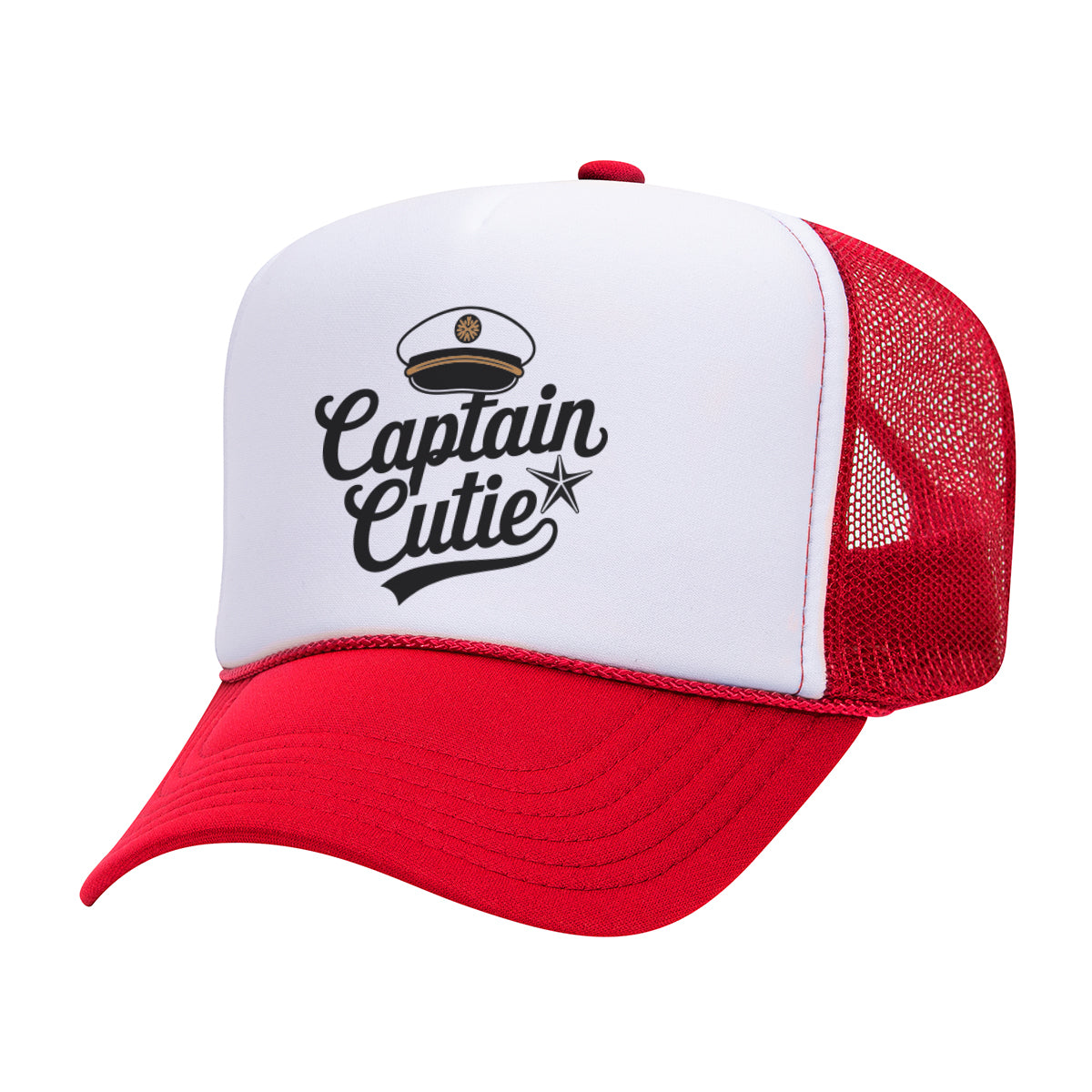 Captain Cutie Mesh Back Trucker Hat