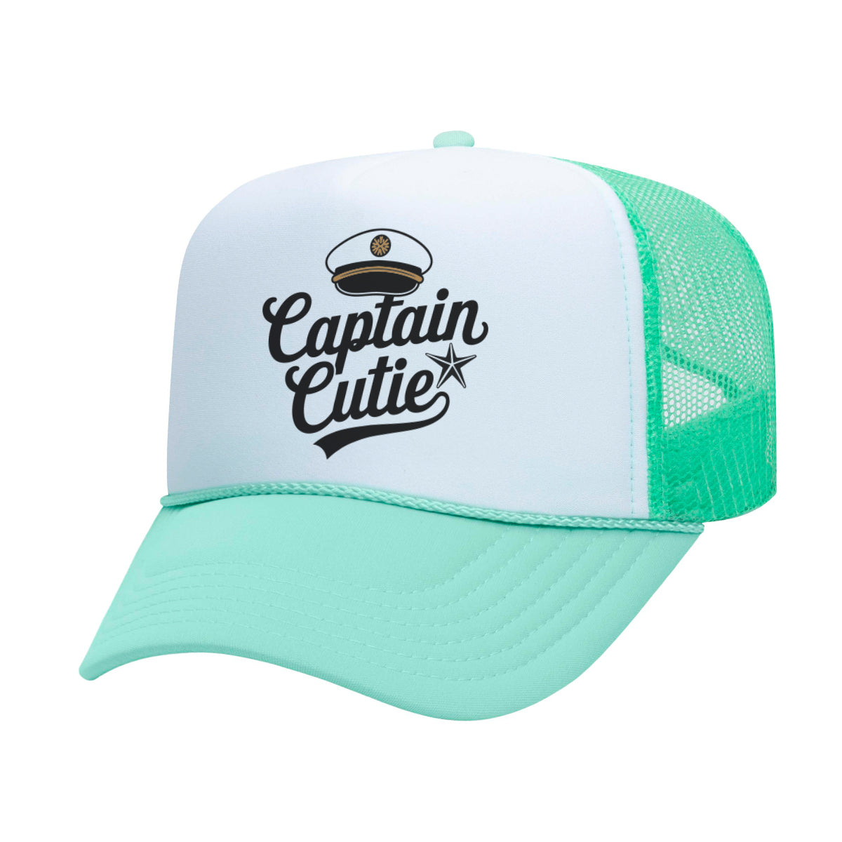 Captain Cutie Mesh Back Trucker Hat