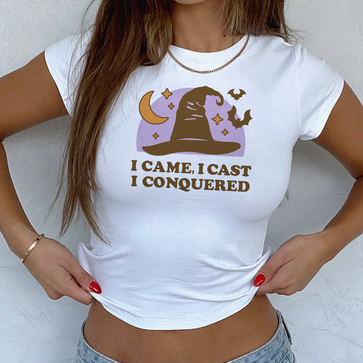 Cast And Conquer Micro Rib Baby Tee