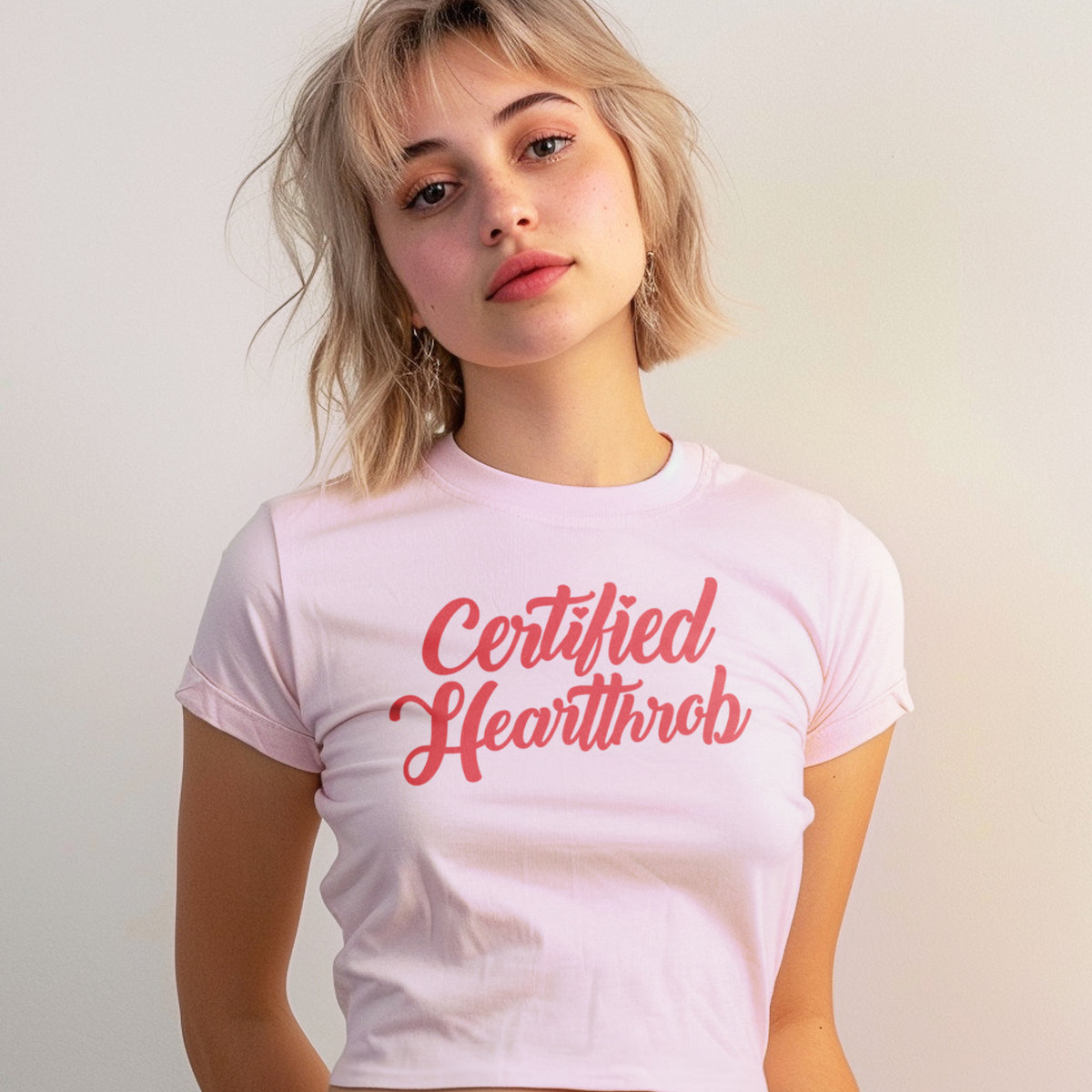 Certified Heartthrob Micro Rib Baby Tee