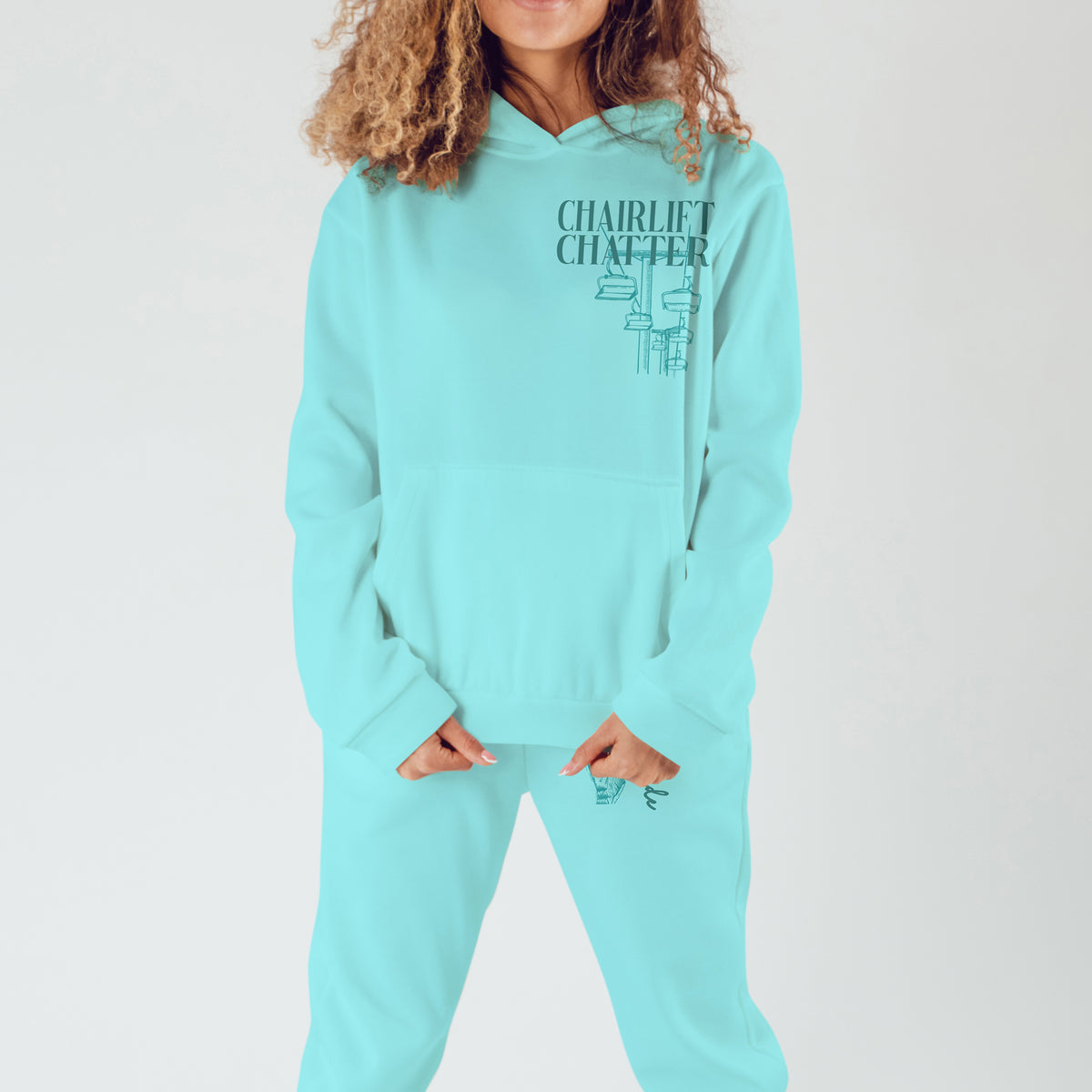 Chairlift Chatter Midweight Sweat Set Fleece Sweatpants