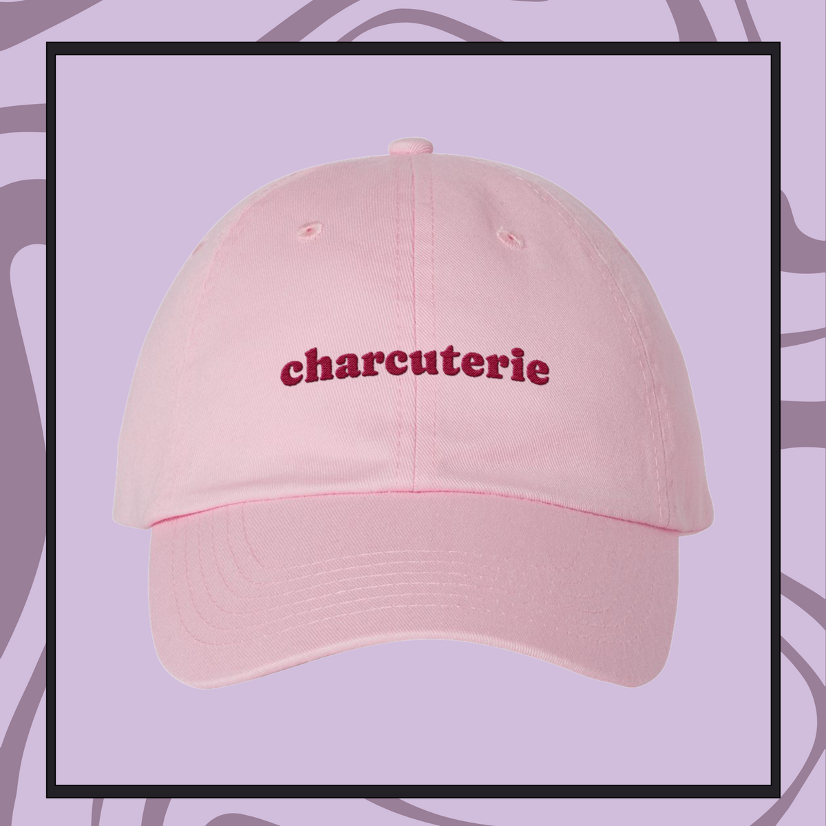Charcuterie Arch Embroidered Bio-Washed Classic Dad Hat