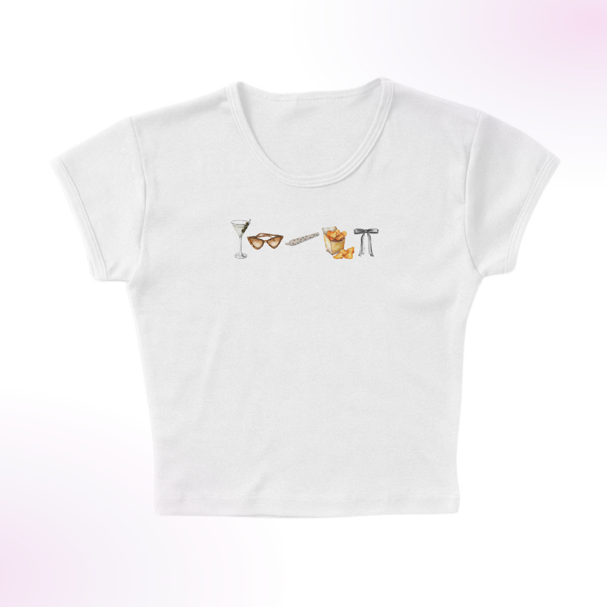 High Class Row Micro Rib Baby Tee