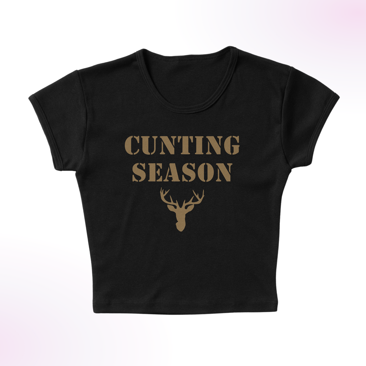 Cunting Season Micro Rib Baby Tee