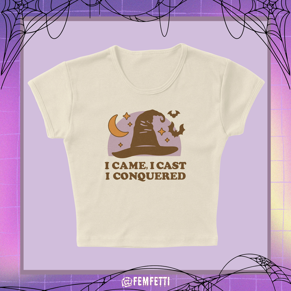 Cast And Conquer Micro Rib Baby Tee