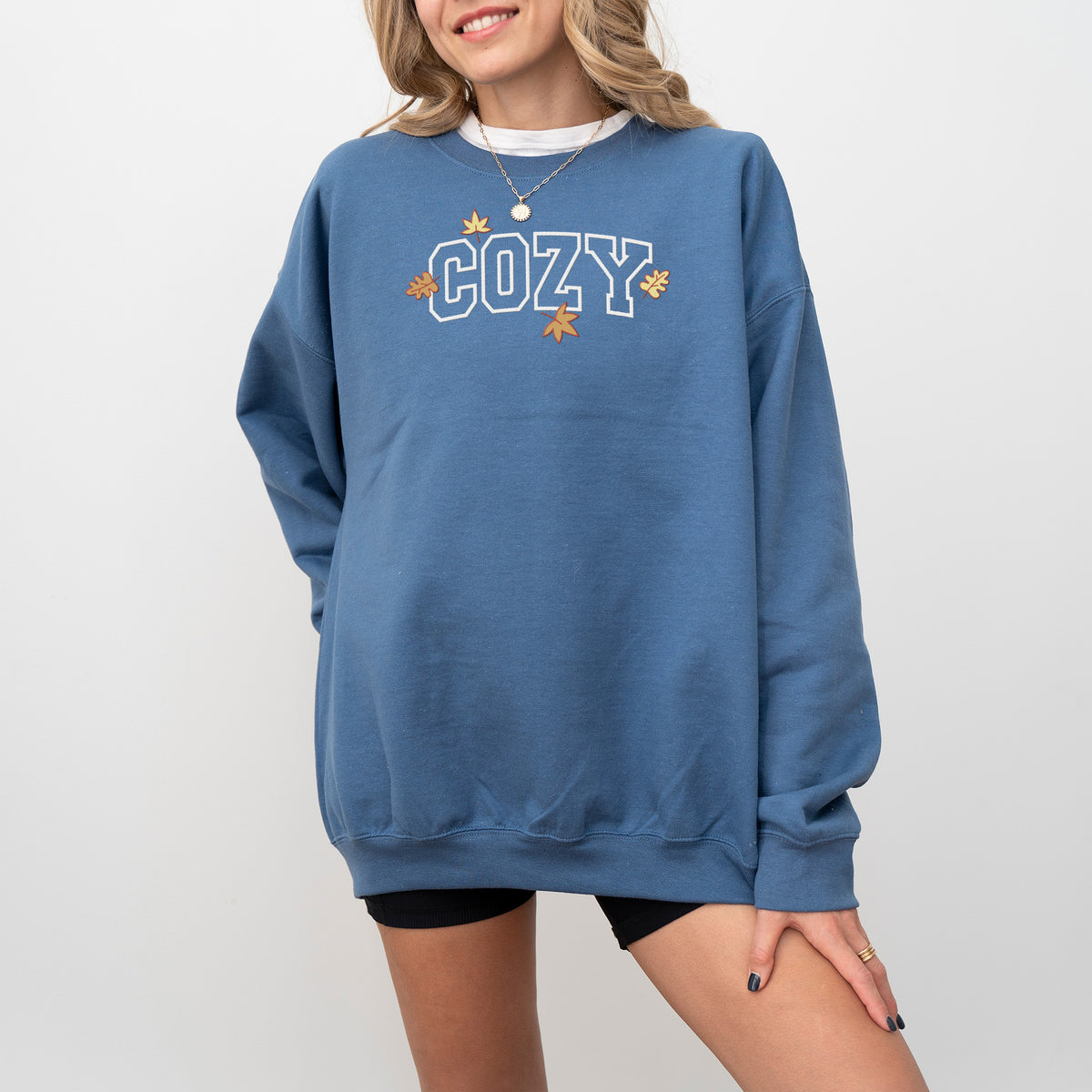 Cozy Collegiate Embroidered Sweatshirt