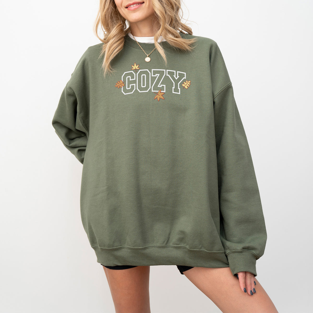 Cozy Collegiate Embroidered Sweatshirt