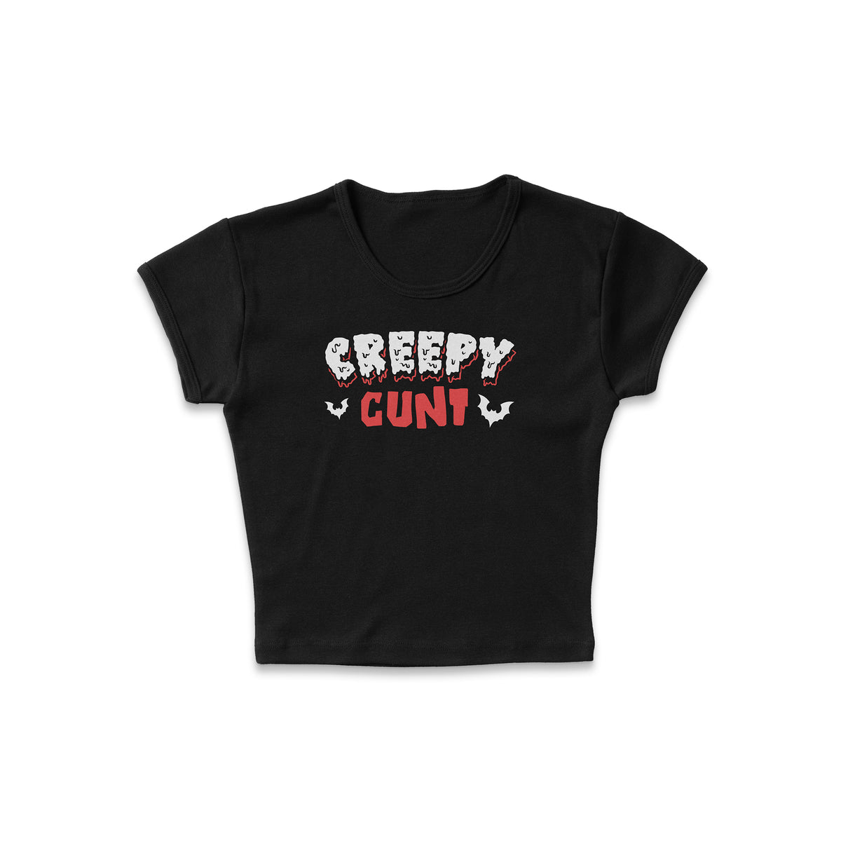 Creepy C*nt / Spooky Sl*t Duo Micro Rib Baby Tee
