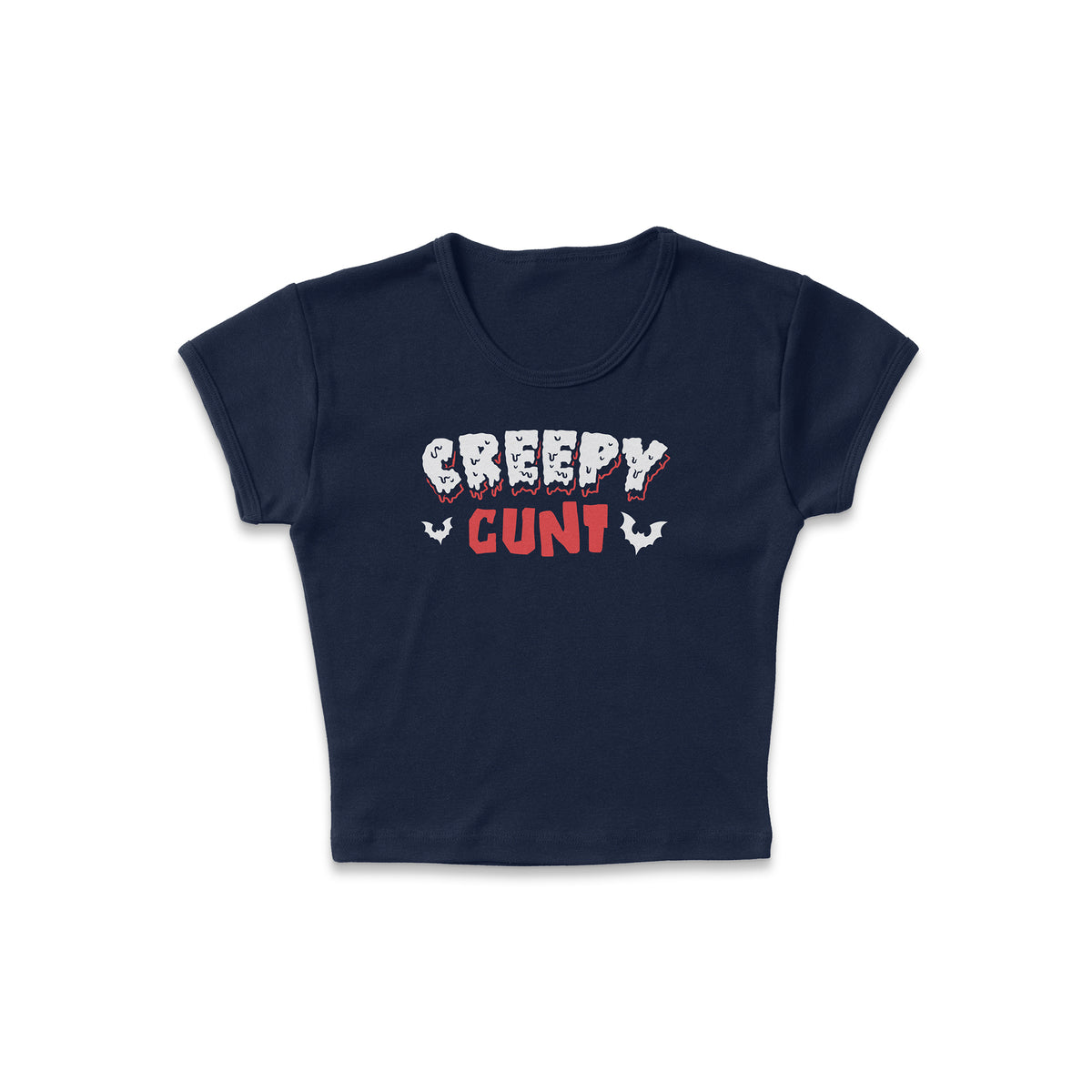 Creepy C*nt Micro Rib Baby Tee