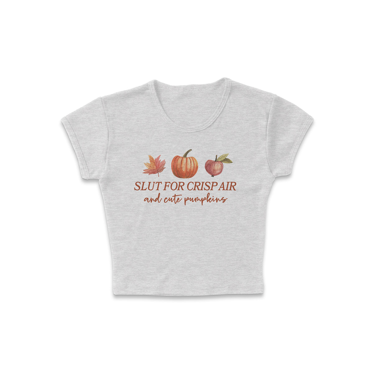 Crisp Air Lover Micro Rib Baby Tee