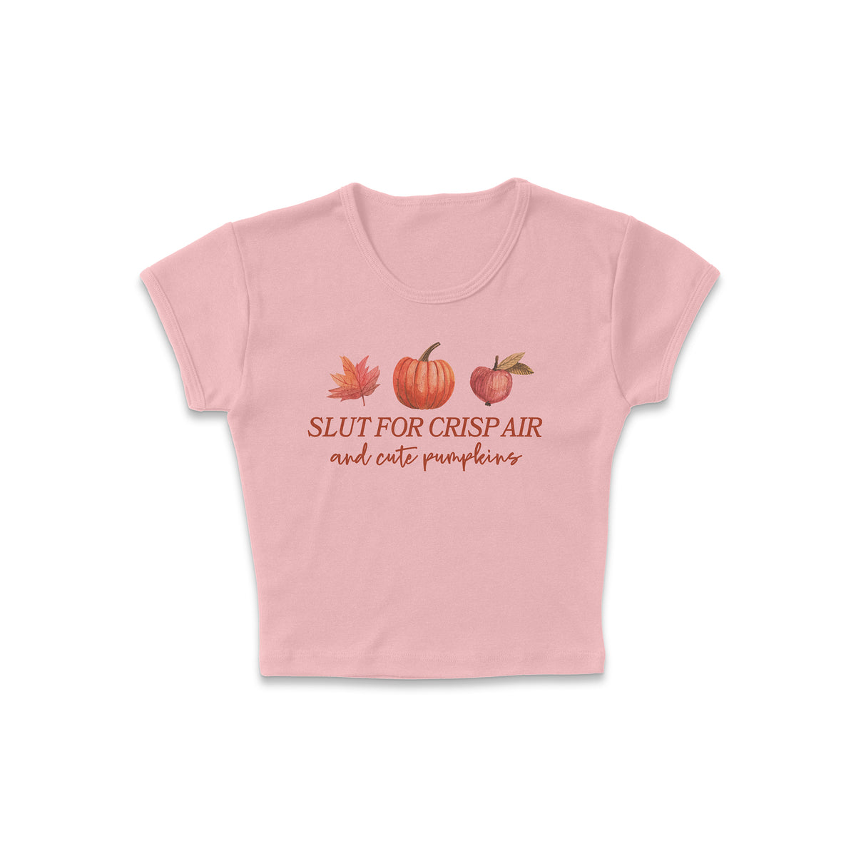 Crisp Air Lover Micro Rib Baby Tee