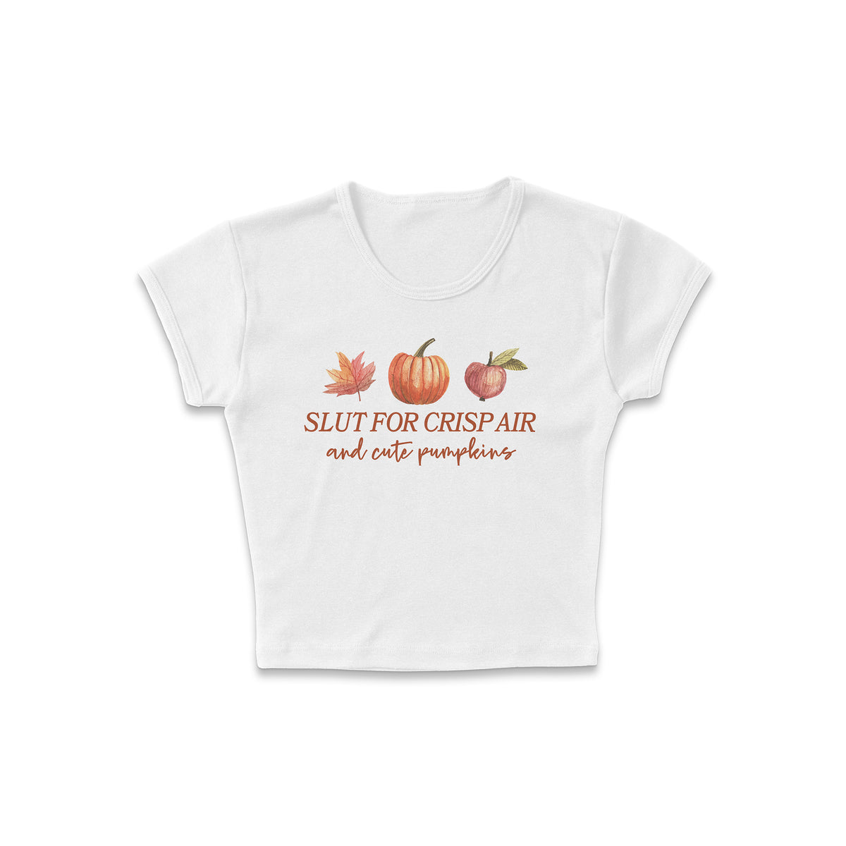 Crisp Air Lover Micro Rib Baby Tee