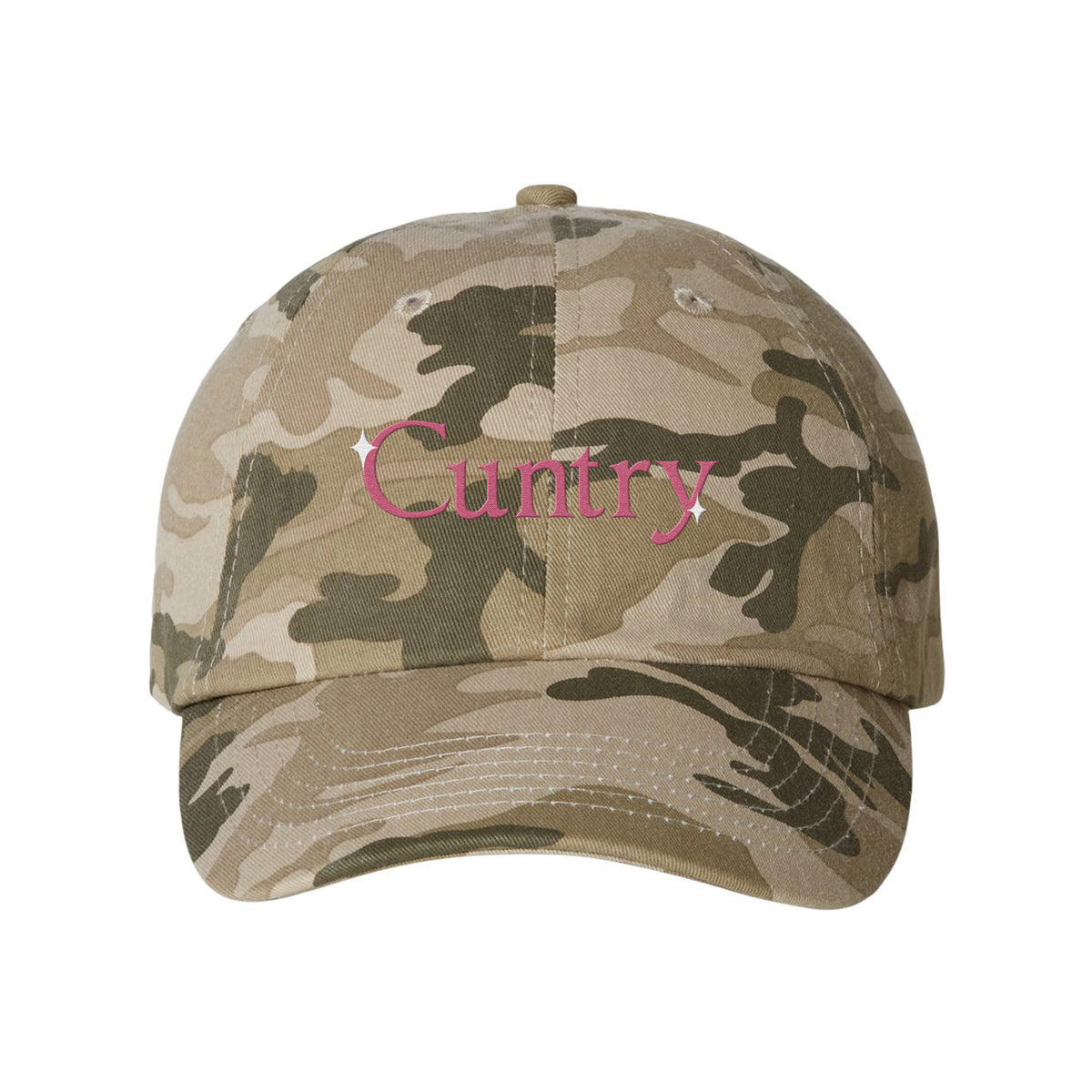 Cuntry Embroidered Bio-Washed Classic Dad Hat