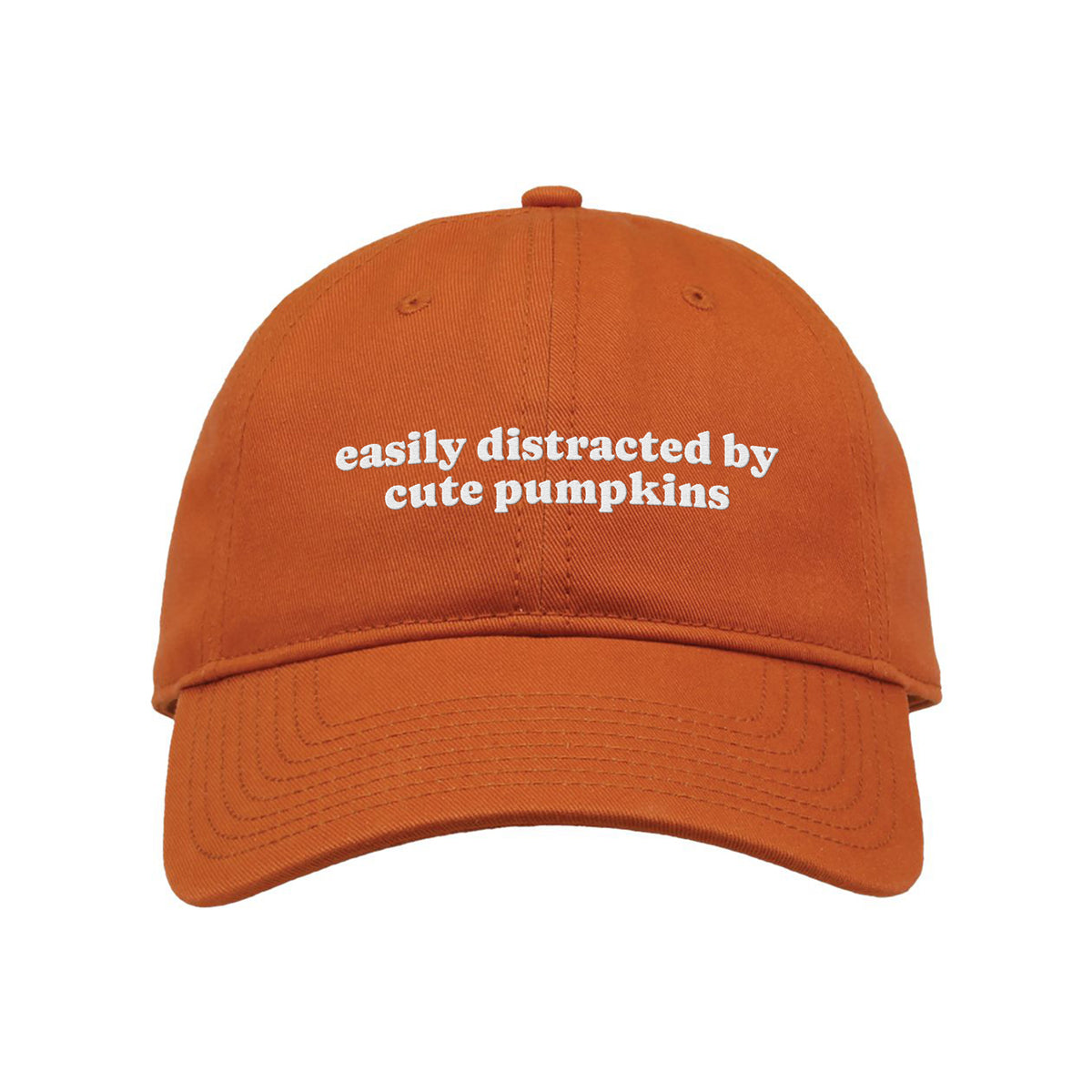 Cute Pumpkins Embroidered Classic Twill Cap