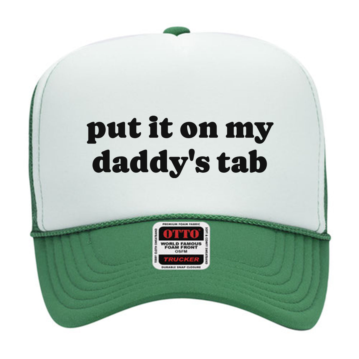Daddy&#39;s Tab Mesh Back Trucker Hat