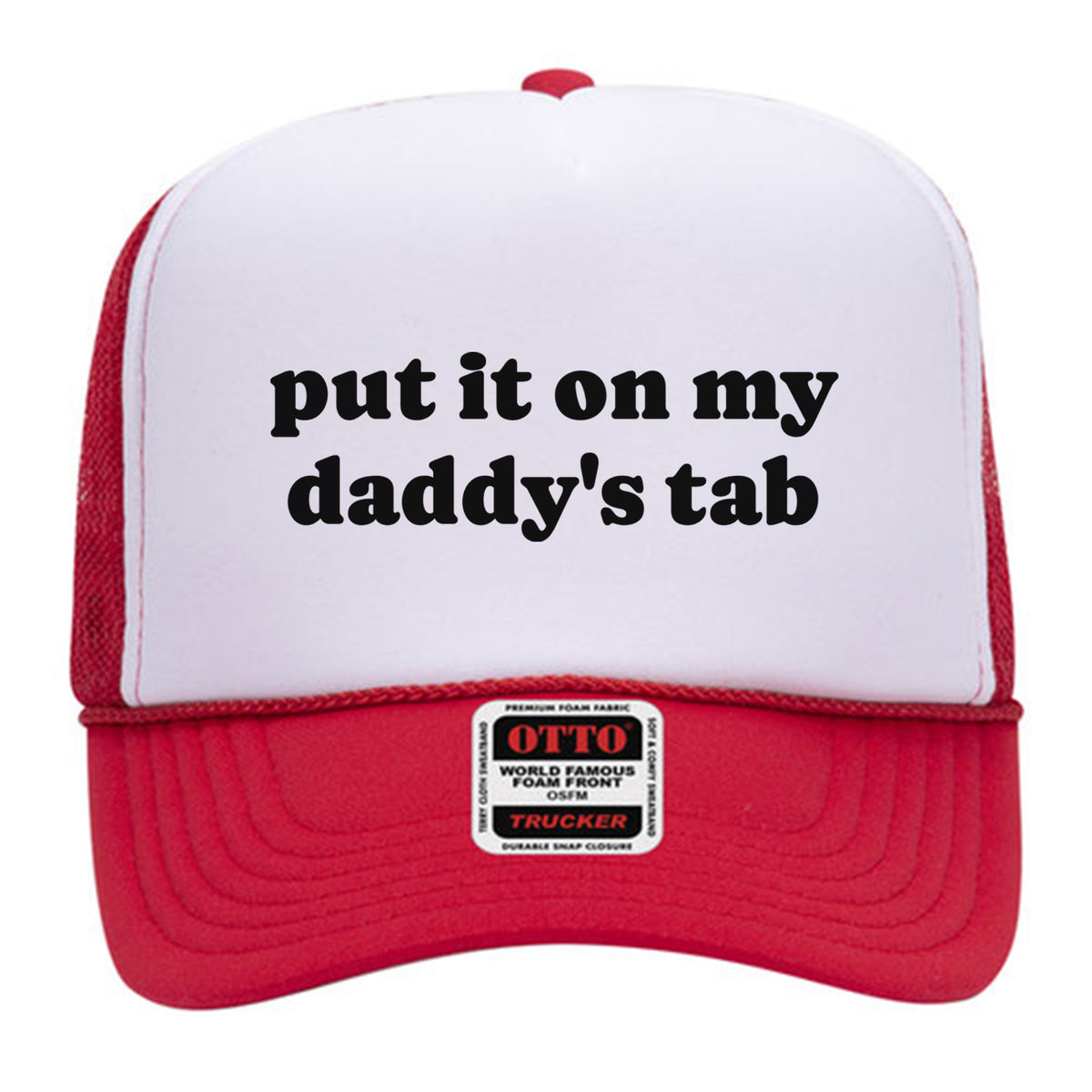 Daddy&#39;s Tab Mesh Back Trucker Hat