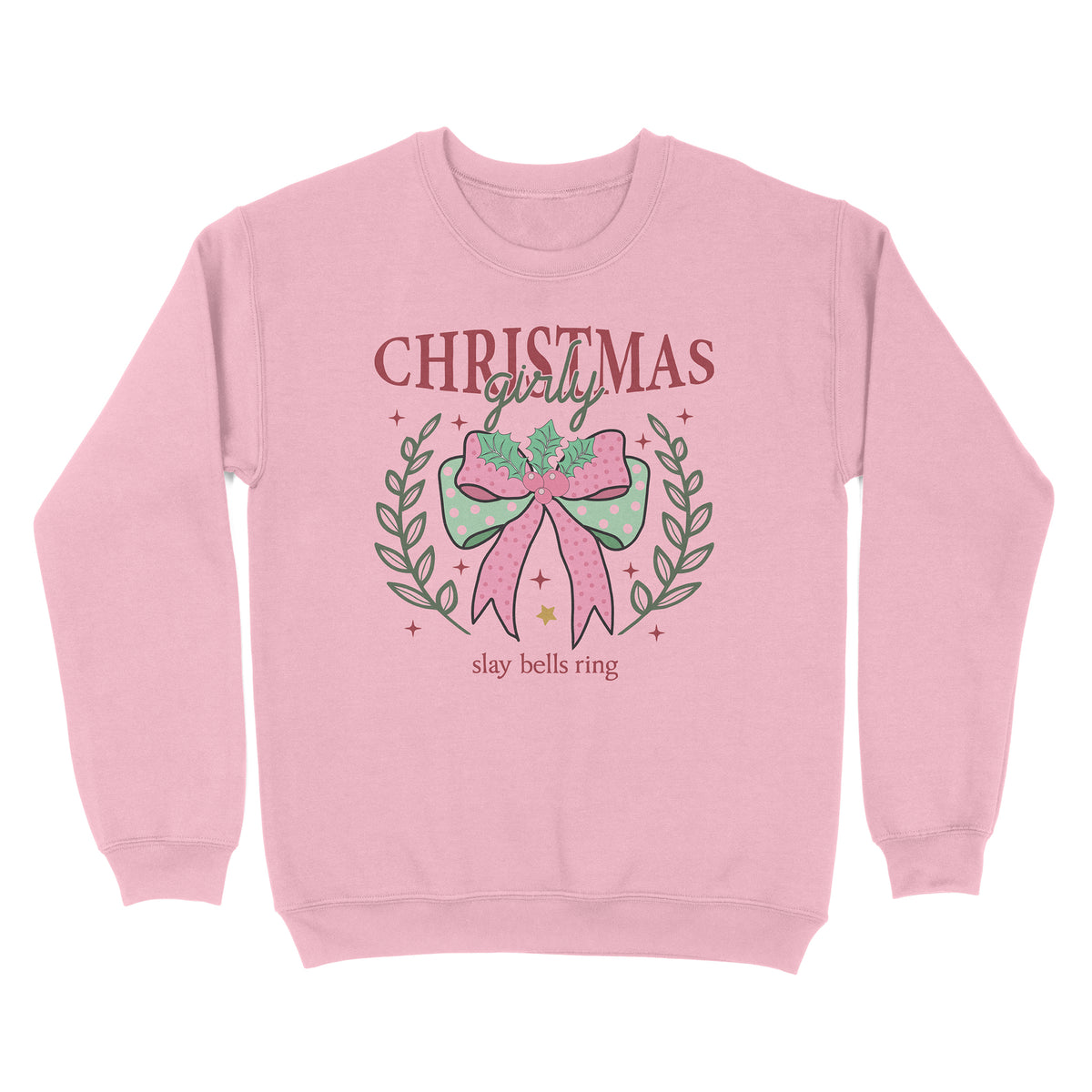 Dainty Christmas Girly Sweatshirt