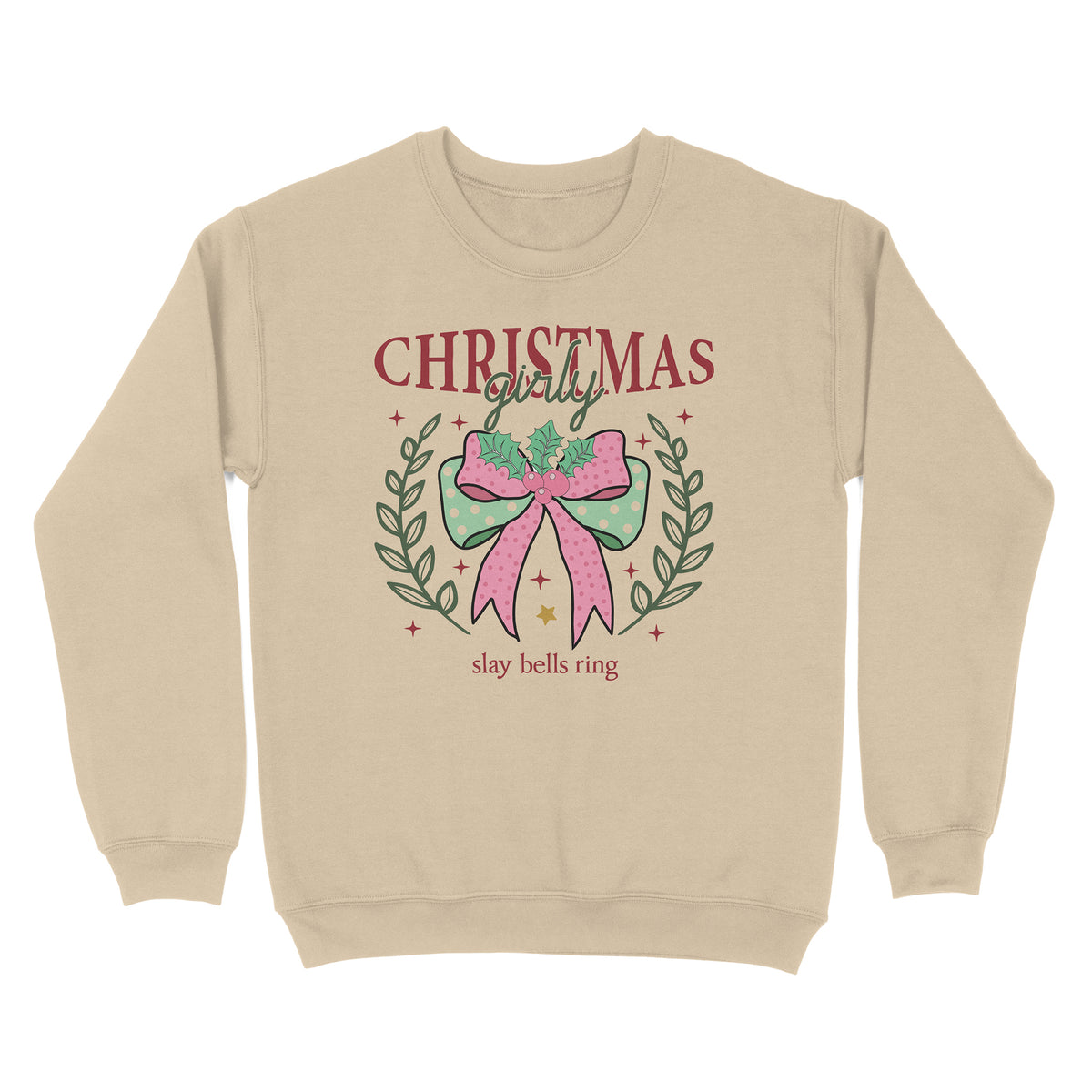 Dainty Christmas Girly Sweatshirt